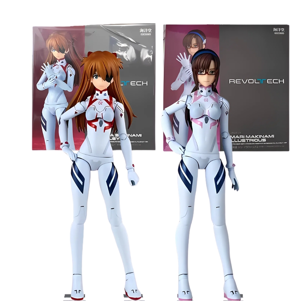 Kaiyodo Revoltech Asuka & Mari Action Figure Gift