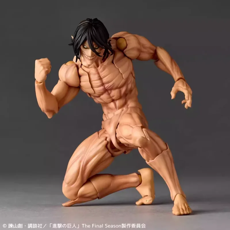 Kaiyodo Revoltech Eren Jaeger Attack on Titan Figure - Image 3