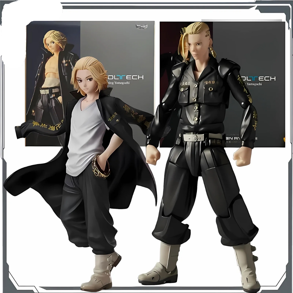 Kaiyodo Revoltech Manjiro Sano & Ken Ryuguji Figures